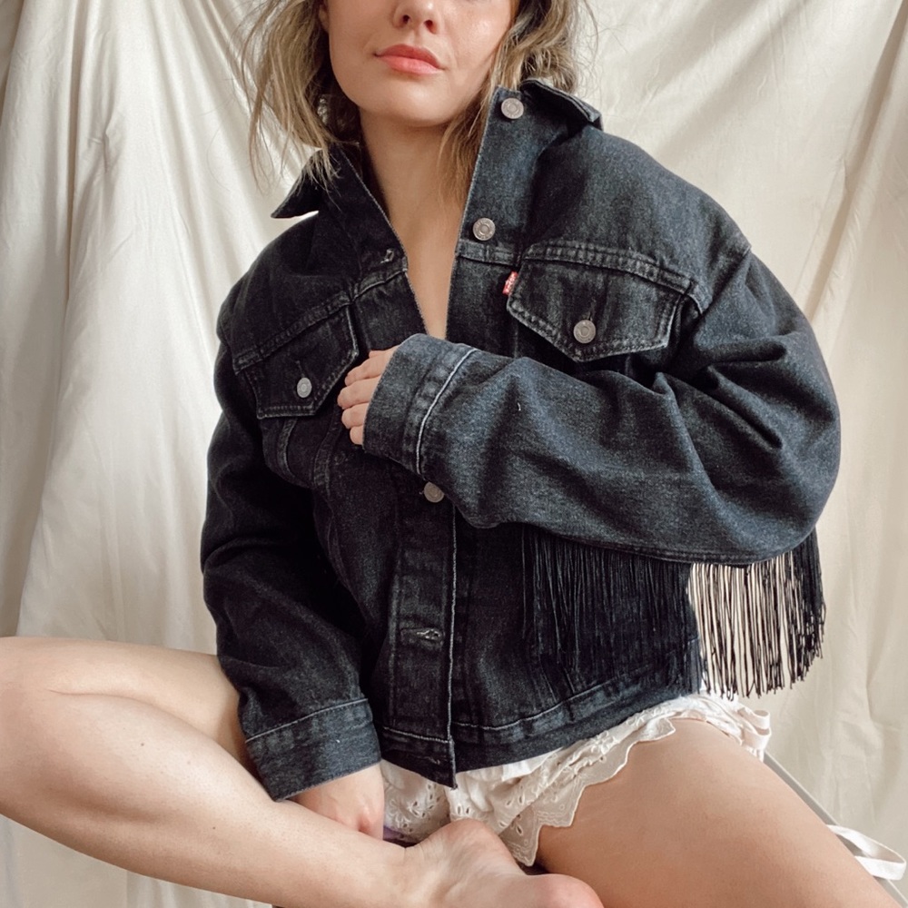 Levi Tassel Jean Jacket